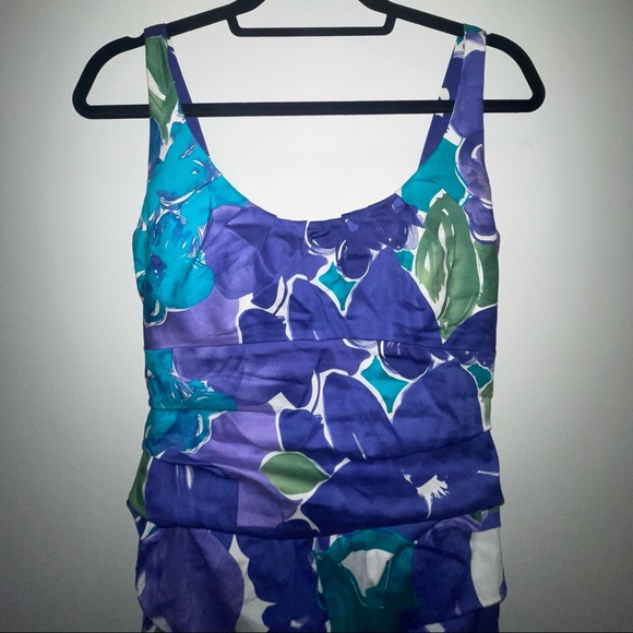 Purple floral Suzi Chin dress - Picture 2 of 5